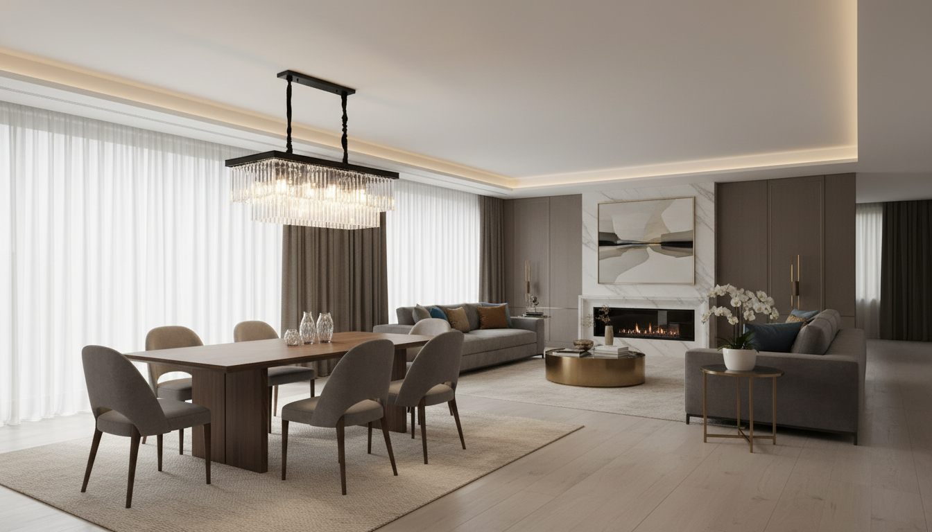 Rectangular Crystal Chandelier: Size, Height & Luxury Tips