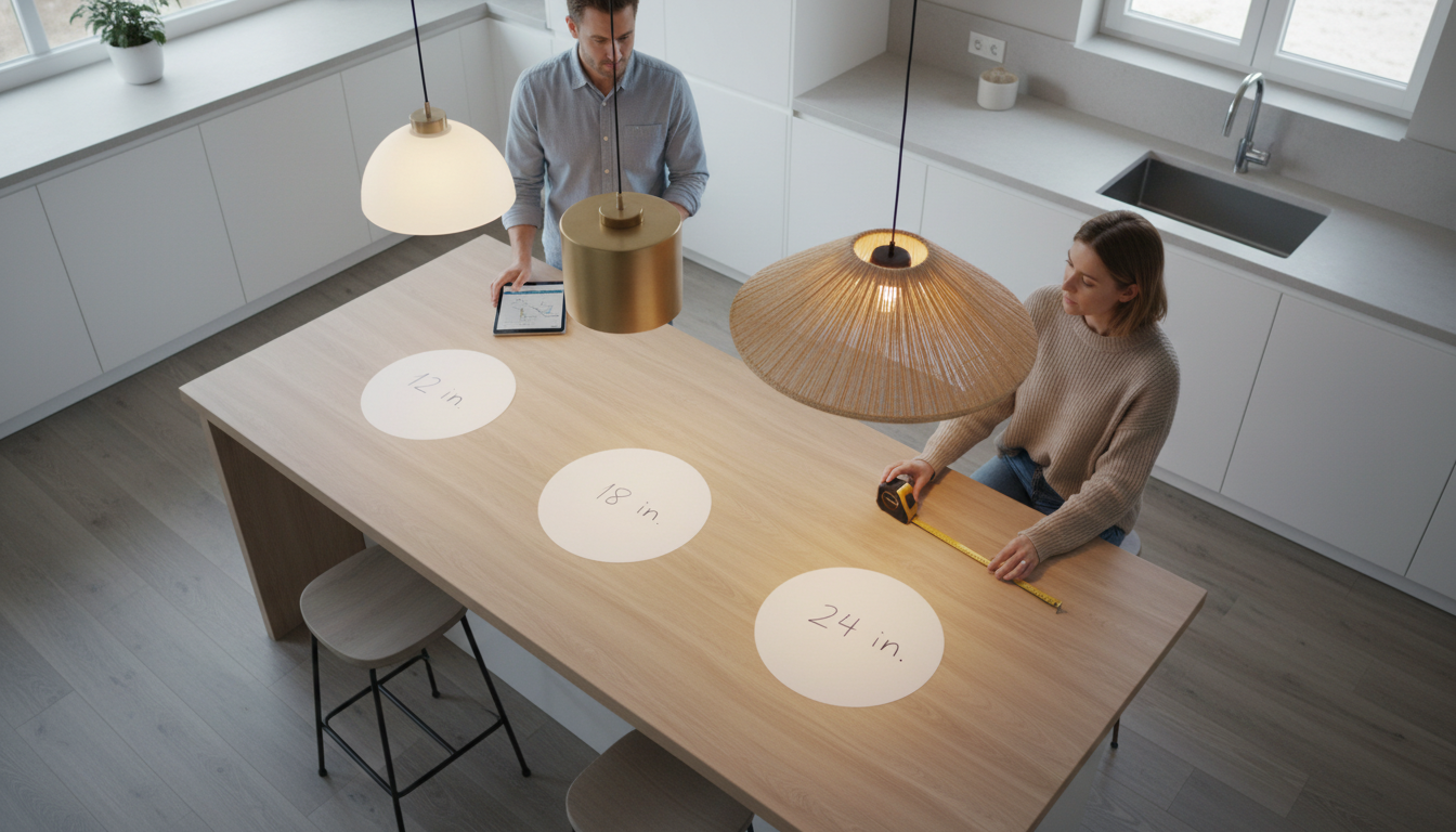 Pendant Light Size Guide for Dining Tables & Islands