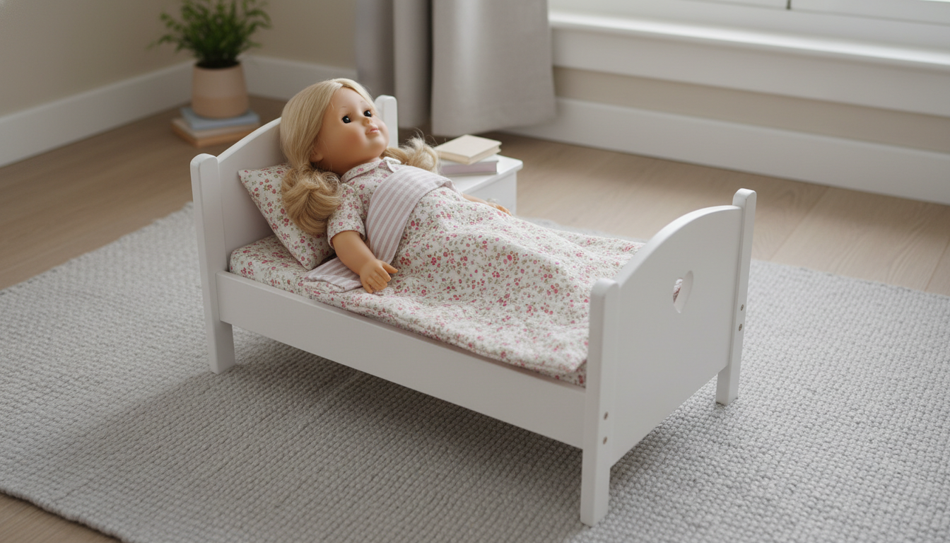 18-Inch Doll in an 18-Inch Wooden Doll Bed: Fit Guide